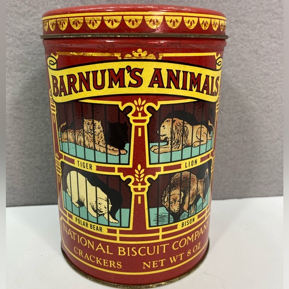 1979 & 1987 Barnum’s & Bailey Circus Animal Cracker Tins - Picture 10 of 16